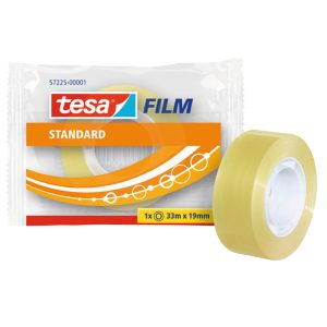 Nastro adesivo Tesafilm - confezionato singolarmente - 33 m x 1,9 cm - trasparente - Tesa - immagine 1