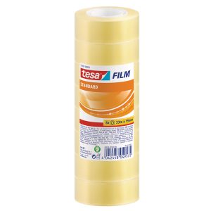 Nastro adesivo Tesafilm - 33 m x 1,9 cm - Tesa - torre 8 pezzi - immagine 1