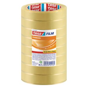 Nastro adesivo Tesafilm - 66 m x 1,9 cm - Tesa - torre 8 pezzi - immagine 1