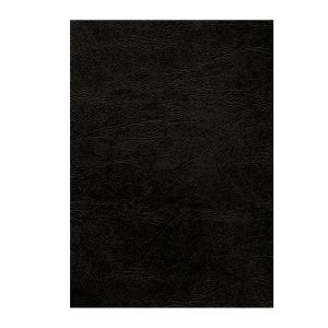 Copertine per rilegatura - A4 - cartoncino groffrato semilpelle - 240 gr - nero - Fellowes - conf.100 pezzi - immagine 1