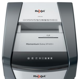 Distruggidocumenti Momentum Extra XP420 + P4 EU - a frammenti - Rexel - immagine 3