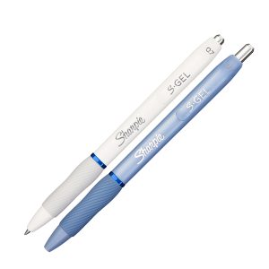 Penna gel a scatto - punta 0.7 mm - fusto colori assortiti fashion - blu - Sharpie - immagine 1