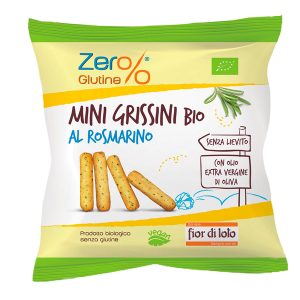 Mini grissini - rosmarino - monodose da 30 gr - Zer%glutine - immagine 1