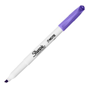 Pennarello S-Note - punta scalpello - colori assortiti - Sharpie - astuccio 12 pezzi - immagine 5