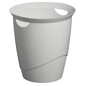 Cestino gettacarta Eco - altezza 33 cm - diametro 31,5 cm - grigio - Durable - immagine 1
