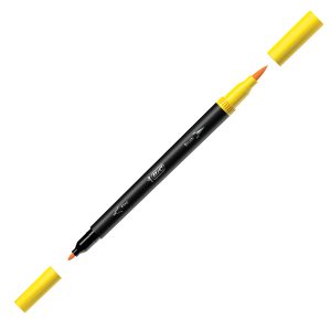 Pennarello Intensity Intense - dual tip brush - colori assortiti - Bic - conf. 6 pezzi - immagine 5