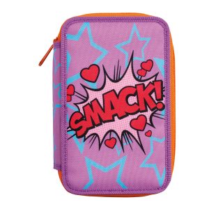 Astuccio 3 zip - 13 x 20 x 7,5 cm - colori e fantasie assortiti - Carioca - immagine 4