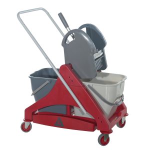 Carrello per pulizie Duo Qo-kart ClassicoTre 30 - 30 L - 42 x 81 x 93cm - Taxon - immagine 1