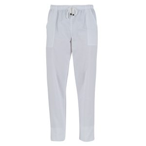 Pantalone Pitagora - unisex - taglia L - bianco - Giblor's - immagine 1