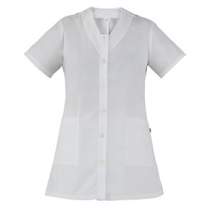 Casacca Camelia - da donna - manica corta - taglia XL - bianco - Giblor's - immagine 1