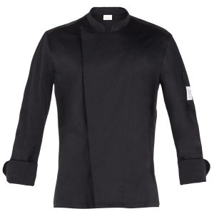 Giacca cuoco Augustin - da uomo - manica lunga - taglia M - nero - Giblor's - immagine 1