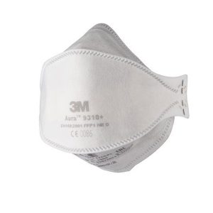 Mascherina Aura 9310+ FFP1 - senza valvola - monouso - 3M - conf. 20 pezzi (imbustati singolarmente) - immagine 1
