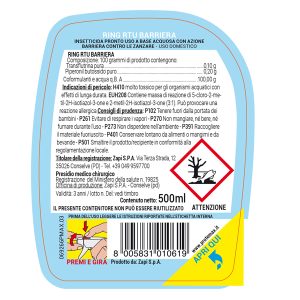 Spray ambiente insetticida antizanzare - 500 ml - Protemax - immagine 2
