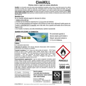 Spray Cimi kill per ragni cimici e millepiedi - 500 ml - Protemax - immagine 2