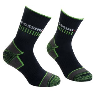 Calze da tennis Livigno - taglia S (36/39) - blu/verde - Rossini - conf. 2 pezzi - immagine 1