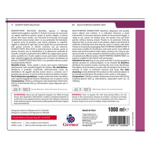 Disinfettante multiuso - senza risciacquo - 1 L - Tekna - immagine 3