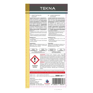 Disinfettante bucato - antiodore - 2lt - Tekna - immagine 3