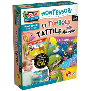 Tombola tattile degli animali Montessori Plus - Lisciani - immagine 1