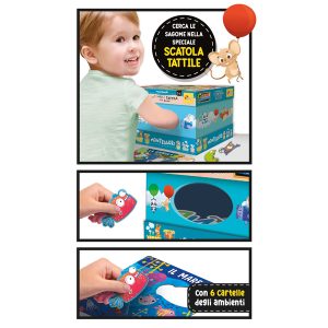 Tombola tattile degli animali Montessori Plus - Lisciani - immagine 3