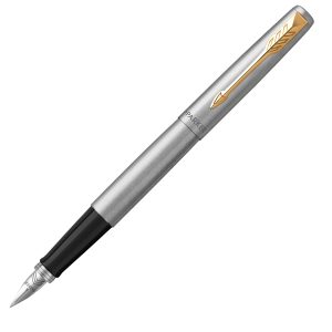 Gift Set DUO - Jotter stainless steel GT sfera + stilografica - punta media - Parker - immagine 3