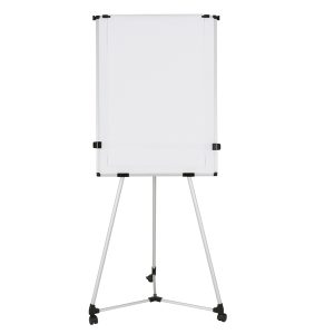 Portablocco magnetico Earth Kyoto - 70 x 100 cm - con base mobile, kit rotolo e bracci estensibili - Bi-Office - immagine 1