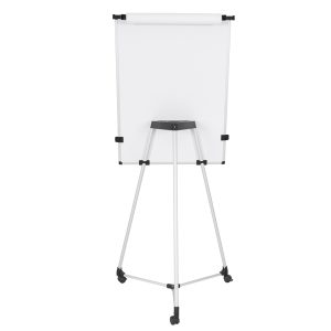 Portablocco magnetico Earth Kyoto - 70 x 100 cm - con base mobile, kit rotolo e bracci estensibili - Bi-Office - immagine 3