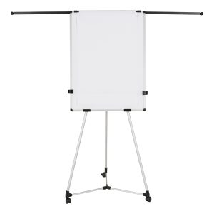 Portablocco magnetico Earth Kyoto - 70 x 100 cm - con base mobile, kit rotolo e bracci estensibili - Bi-Office - immagine 4