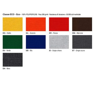 Poltrona semidirezionale Vertigo VRA - con braccioli regolabili - rosso/nero - Unisit - immagine 2