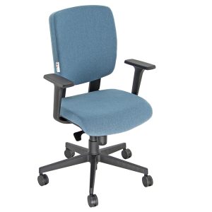 Poltrona semidirezionale Atlantia AABN - con braccioli regolabili - jeans - Unisit - immagine 1