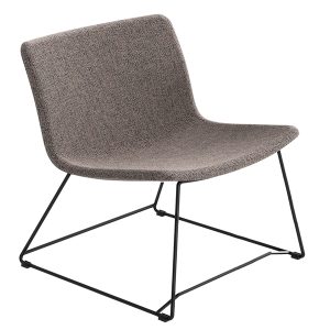 Seduta attesa lounge Kona KOL - senza braccioli - grigio chiaro - Unisit - immagine 1