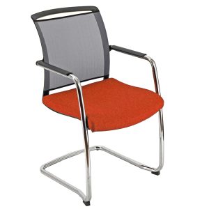 Seduta attesa Zoe ZOES - con braccioli inclusi - ruggine/grigio - Unisit - immagine 1