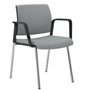 Seduta attesa Kind KI4GNBR - con braccioli inclusi - grigio chiaro - Unisit - immagine 1