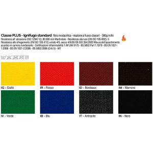 Poltrona semidirezionale Larissa LR1S - con braccioli regolabili - rosso - Unisit - immagine 2
