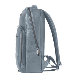 Zaino Gate Trended - 29 x 42 x 15 cm - ecopelle - azzurro - InTempo - immagine 2