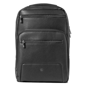 Zaino Gate Trended - 29 x 42 x 15 cm - ecopelle - nero - InTempo - immagine 1