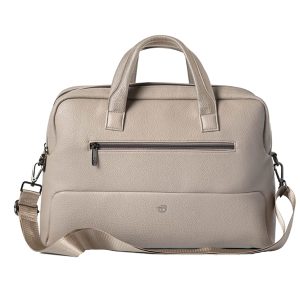 Borsa Gate Trended - con manici - 41 x 30 x 15 cm - ecopelle - ghiaccio - InTempo - immagine 1