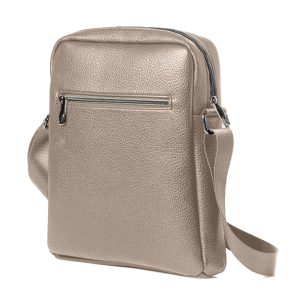 City bag medium Gate Trended - 25 x 30 x 6 cm - ecopelle - ghiaccio - InTempo - immagine 2