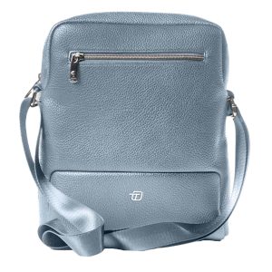 City bag medium Gate Trended - 25 x 30 x 6 cm - ecopelle - azzurro - InTempo - immagine 1
