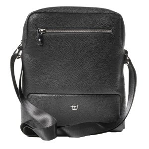 City bag medium Gate Trended - 25 x 30 x 6 cm - ecopelle - nero - InTempo - immagine 1