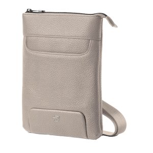 City bag piccola Gate Trended - 20 x 26 x 2 cm - ecopelle - ghiaccio - InTempo - immagine 1