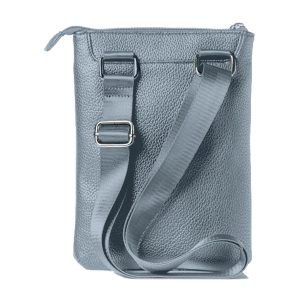 City bag piccola Gate Trended - 20 x 26 x 2 cm - ecopelle - azzurro - InTempo - immagine 2