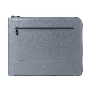 Office bag Gate Trended - 20 x 26 x 2 cm - ecopelle - azzurro - InTempo - immagine 1