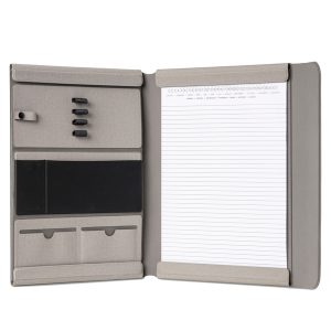 Portablocco Meet - con alette magnetiche - 31 x 25 x 1,4 cm - grigio - InTempo - immagine 2