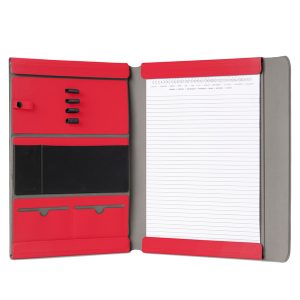 Portablocco Meet - con alette magnetiche - 31 x 25 x 1,4 cm - rosso - InTempo - immagine 2