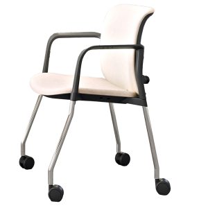 Seduta attesa Nik NIC4R - con braccioli inclusi - beige - Unisit - immagine 1
