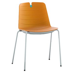 Seduta attesa Mindy MNSB - senza braccioli - arancio - Unisit - immagine 1