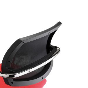 Poltroncina visitatore Lithium LTLT - con braccioli inclusi - arancione - Unisit - immagine 2