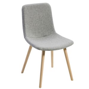 Poltroncina visitatore Tosca TO4L - senza braccioli - grigio chiaro - Unisit - immagine 1
