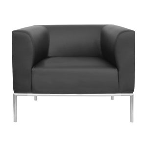 Poltrona Diwa DW1 - con braccioli inclusi - nero - Unisit - immagine 1