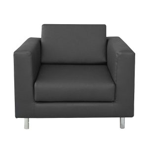 Poltrona Erica EK1 - con braccioli inclusi - nero - Unisit - immagine 1